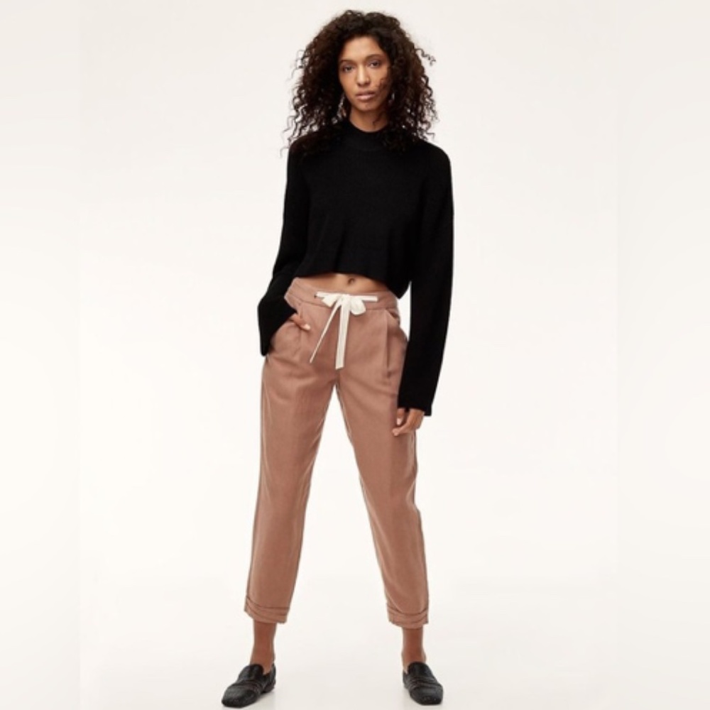 Aritzia Wilfred Allant Crop Trousers